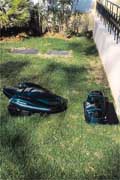 Auto Mower has a computer brain and can work out for itself when it needs more power.