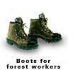Boots for forest workers